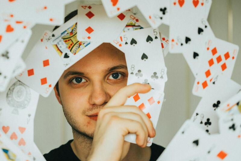 modern slot games on stock photo